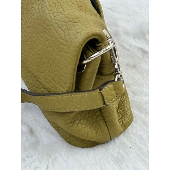 Vince Camuto Bubble Lamb Leather Flap Crossbody- Lucia olive oil women bag